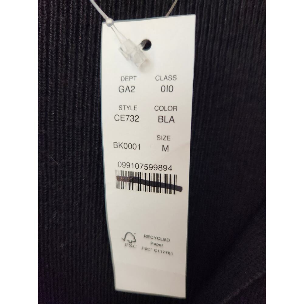 NWT J. Crew Fitted Pullover Sweater In TENCEL™ Lyocell Blend Black M *Flaw - Picture 9 of 10
